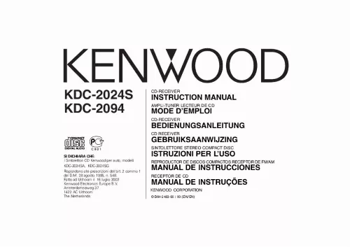 Mode d'emploi KENWOOD KDC-2094
