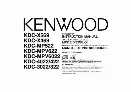 Mode d'emploi KENWOOD KDC-322