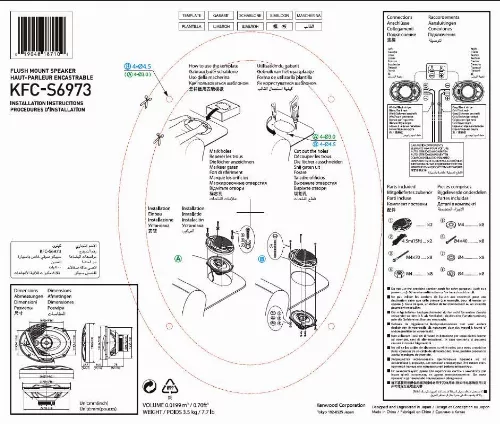 Mode d'emploi KENWOOD KFC-S6973