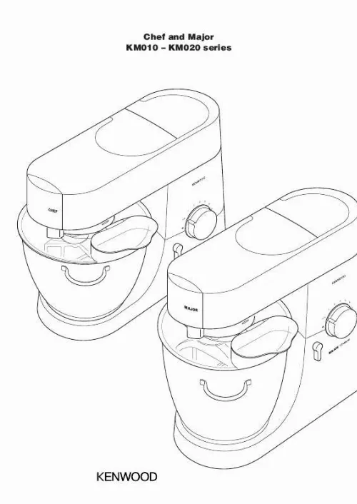 Mode d'emploi KENWOOD KM020