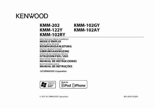 Mode d'emploi KENWOOD KMM-202