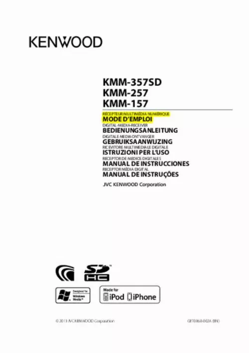 Mode d'emploi KENWOOD KMM-357SD