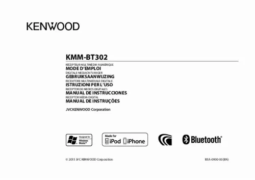 Mode d'emploi KENWOOD KMM-BT302