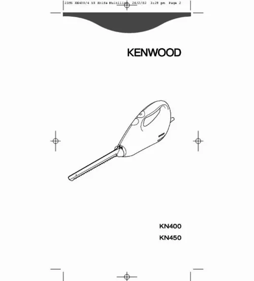 Mode d'emploi KENWOOD KN450