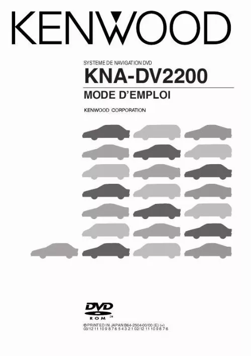 Mode d'emploi KENWOOD KNA-DV2200