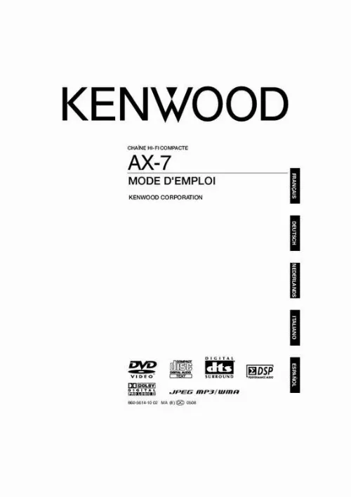 Mode d'emploi KENWOOD LS 63