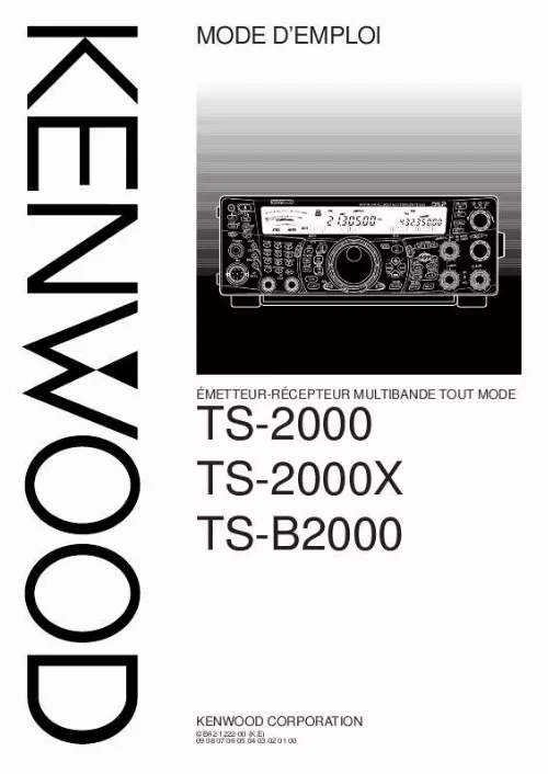 Mode d'emploi KENWOOD TS-2000