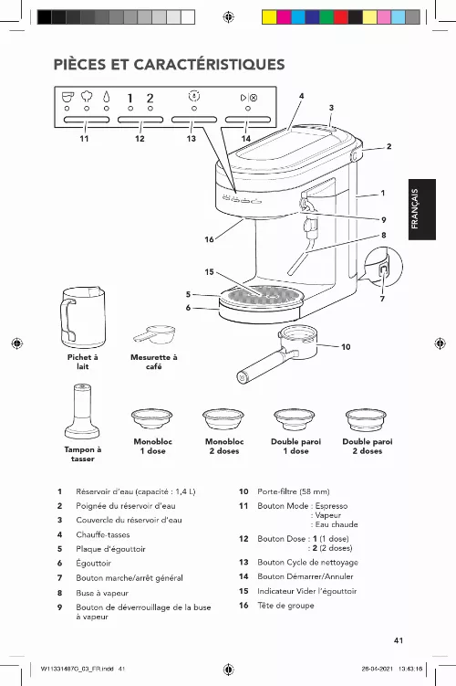 Mode d'emploi KITCHENAID 5KES6503