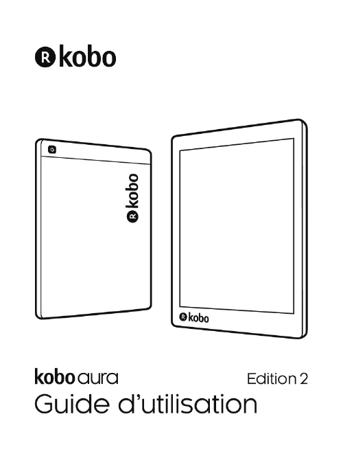 Mode d'emploi KOBO AURA EDITION 2