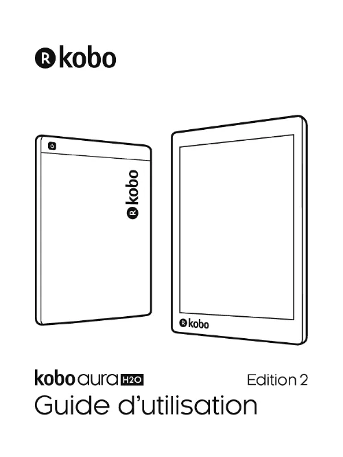 Mode d'emploi KOBO AURA H2O II