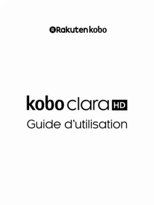 Mode d'emploi KOBO CLARA HD