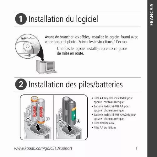 Mode d'emploi KODAK C513