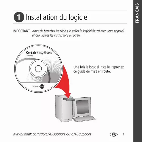 Mode d'emploi KODAK C703