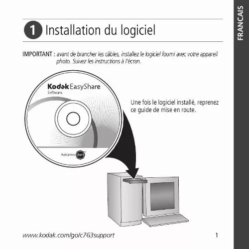 Mode d'emploi KODAK C763