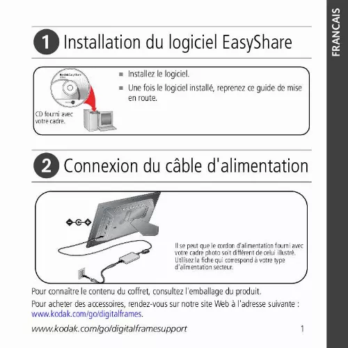 Mode d'emploi KODAK EX1011