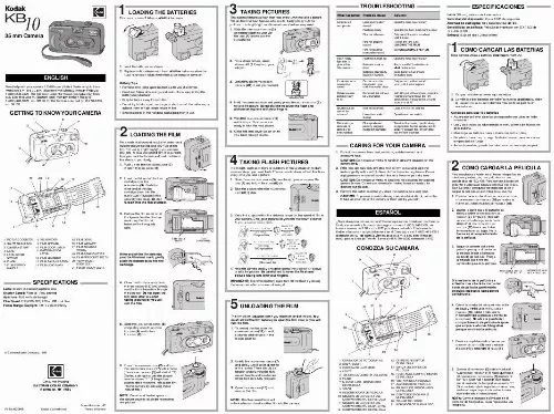 Mode d'emploi KODAK KB12