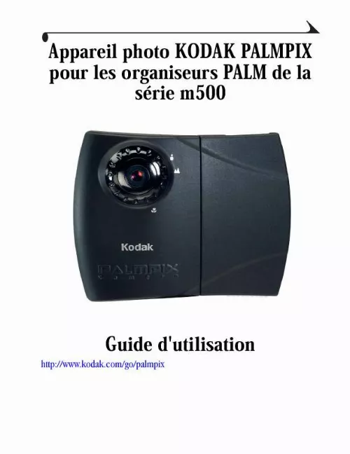 Mode d'emploi KODAK PALMPIX M500