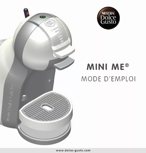 Mode d'emploi KRUPS DOLCE GUSTO YY4738FD GENIO S