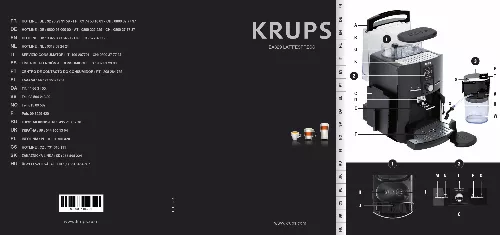 Mode d'emploi KRUPS EA82D810