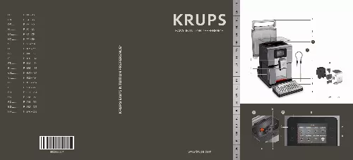Mode d'emploi KRUPS INTUITION PREFERENCE EA872