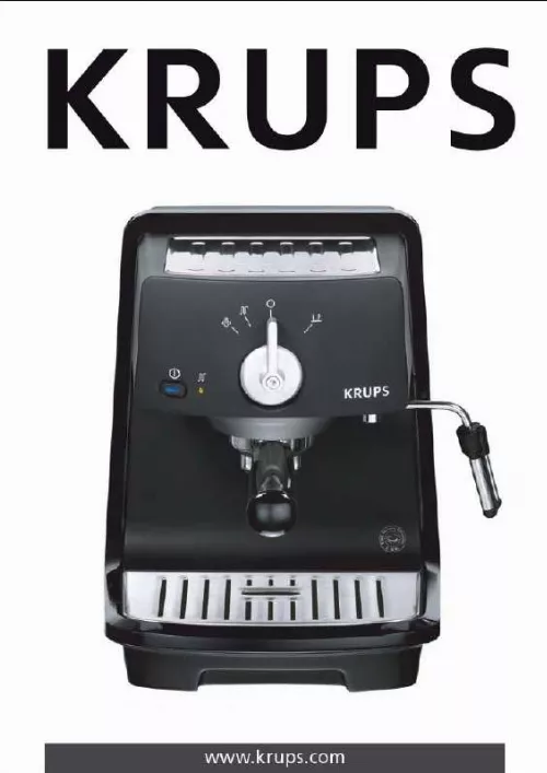 Mode d'emploi KRUPS XP 4000