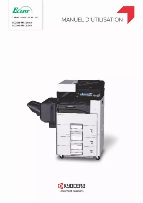 Mode d'emploi KYOCERA ECOSYS M4125IDN