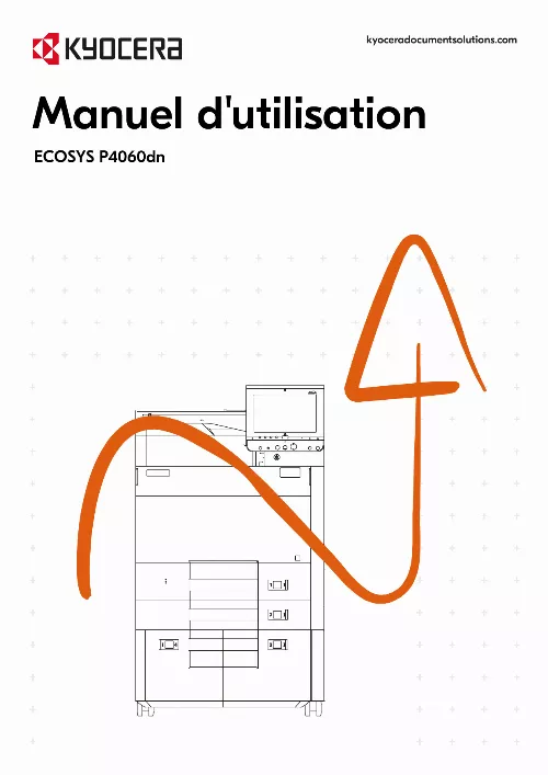 Mode d'emploi KYOCERA ECOSYS P4060DN