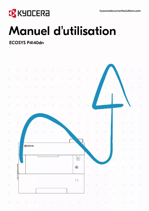 Mode d'emploi KYOCERA ECOSYS P4140DN