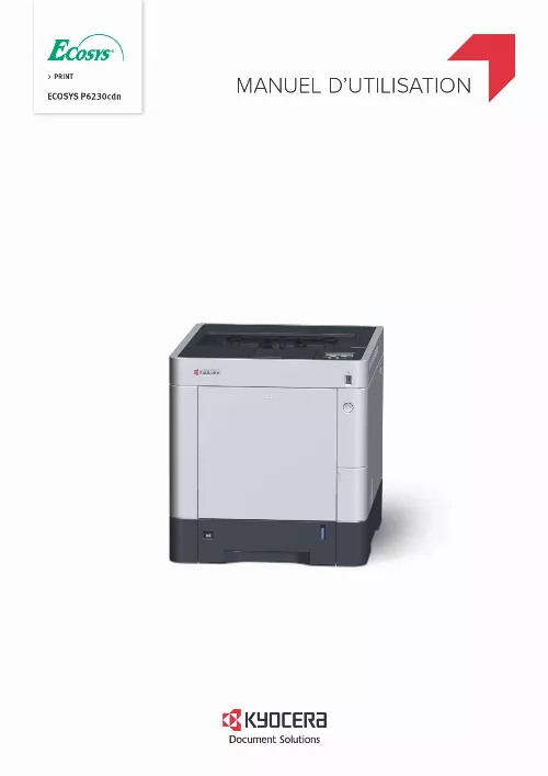 Mode d'emploi KYOCERA ECOSYS P7240CDN