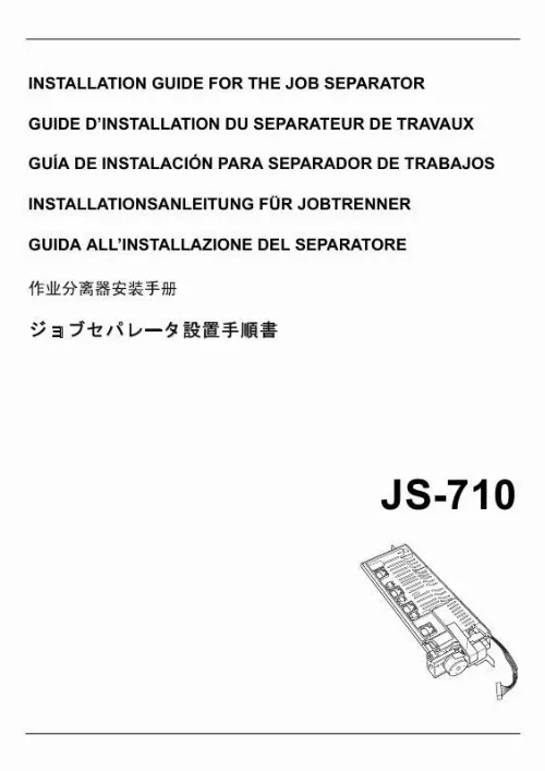 Mode d'emploi KYOCERA JS-710
