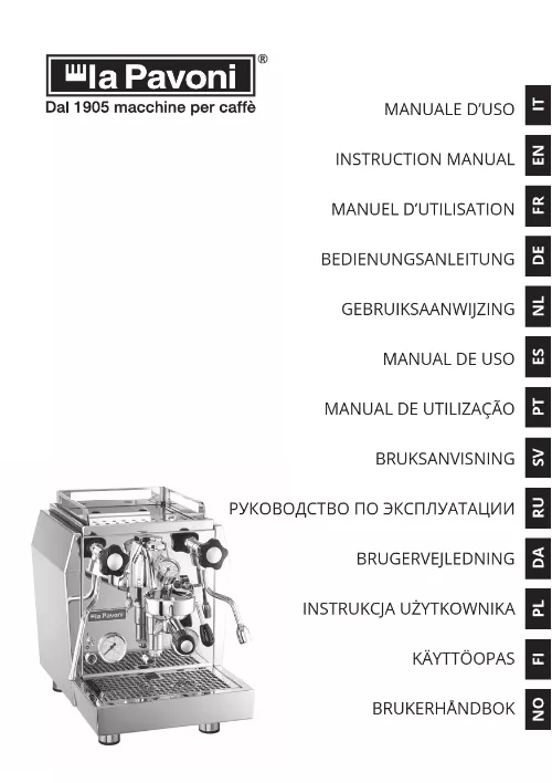 Mode d'emploi LA PAVONI LPSCCC01EU