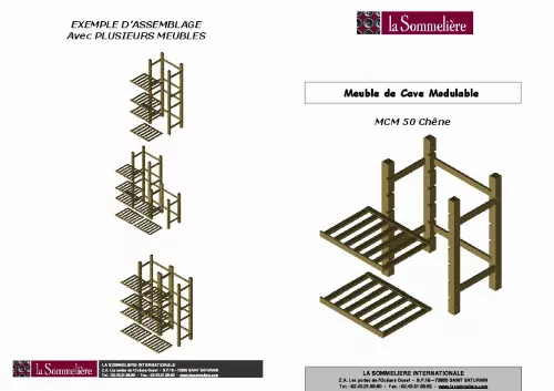 Mode d'emploi LA SOMMELIERE MCM50