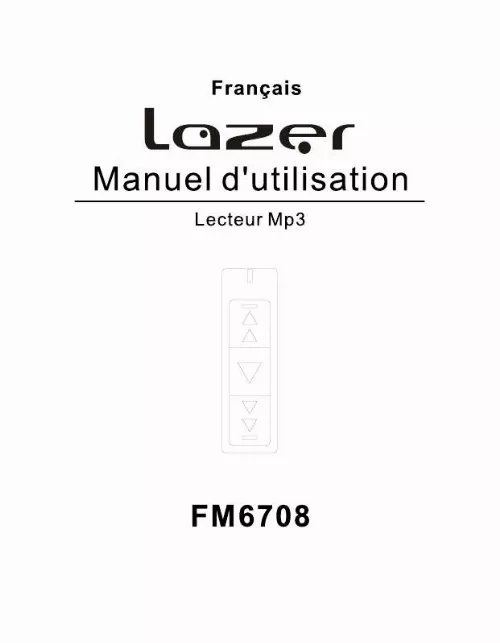 Mode d'emploi LAZER FM6708