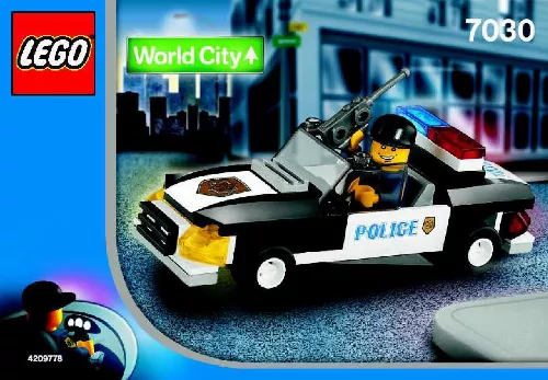 Mode d'emploi LEGO 7030 WORLD CITY