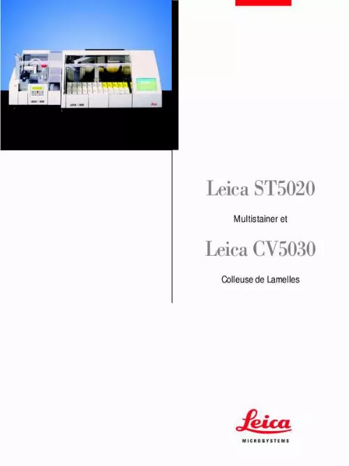 Mode d'emploi LEICA ST 5020