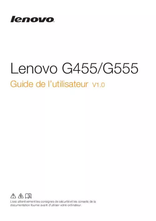 Mode d'emploi LENOVO G555