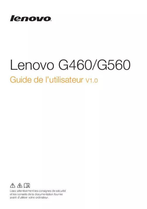 Mode d'emploi LENOVO G560