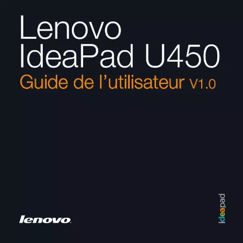 Mode d'emploi LENOVO IDEAPAD U450