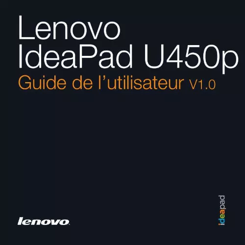 Mode d'emploi LENOVO IDEAPAD U450P