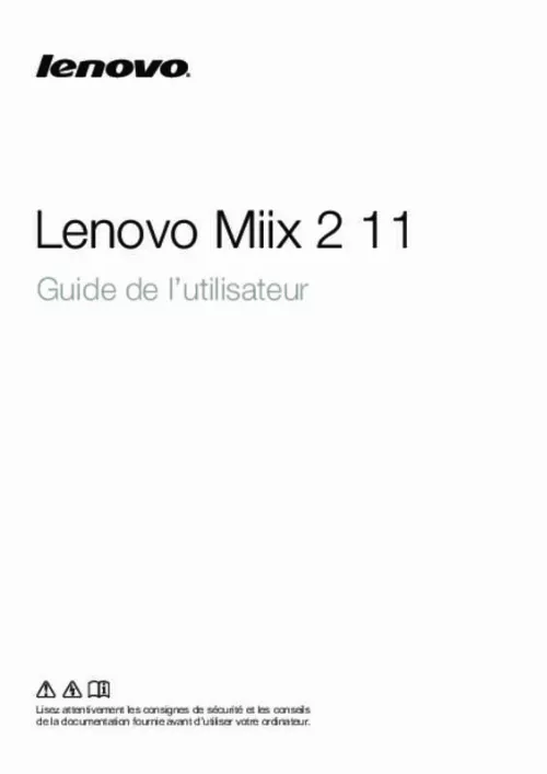 Mode d'emploi LENOVO MIIX 2 11-59413978