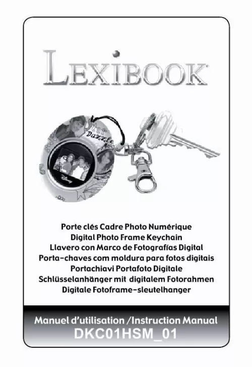 Mode d'emploi LEXIBOOK DIGITAL PHOTO FRAME KEYCHAIN