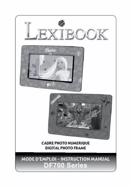 Mode d'emploi LEXIBOOK DIGITAL PHOTO FRAME