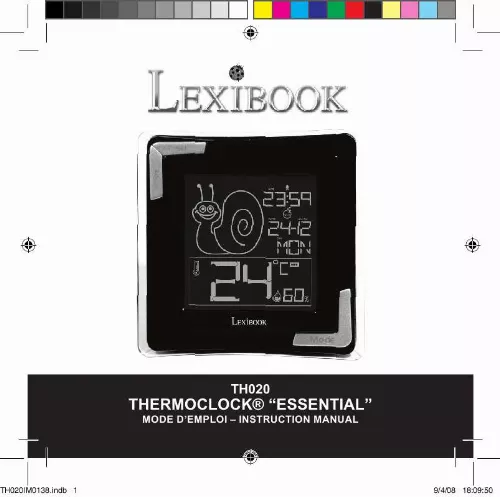 Mode d'emploi LEXIBOOK DPC280FRB