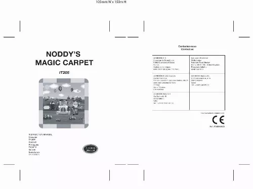 Mode d'emploi LEXIBOOK NODDYS MAGIC CARPET