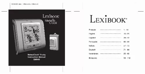 Mode d'emploi LEXIBOOK SM940