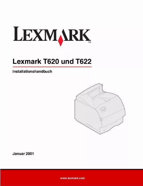 Mode d'emploi LEXMARK T620