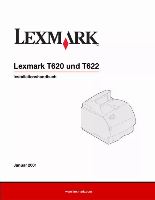 Mode d'emploi LEXMARK T622