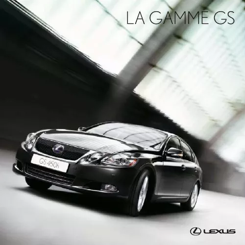 Mode d'emploi LEXUS GS 460