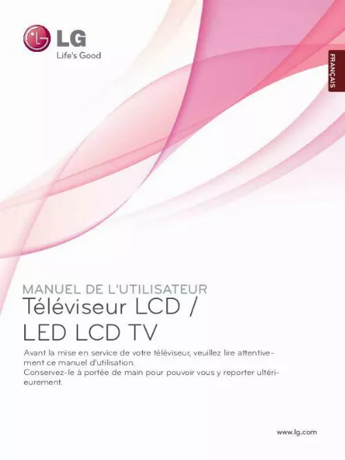 Mode d'emploi LG 32LE5310