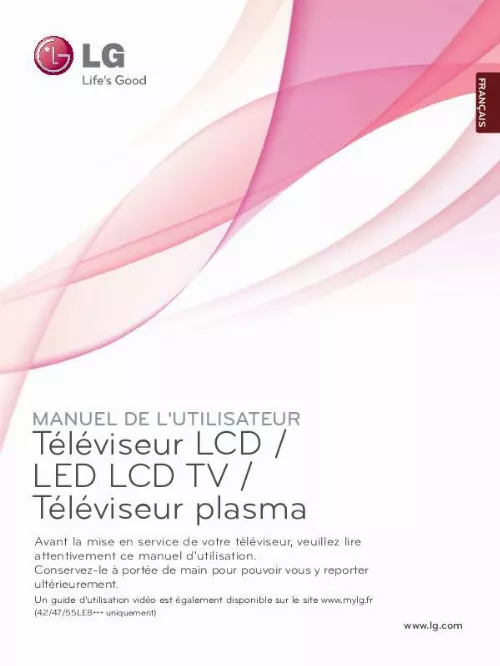 Mode d'emploi LG 42LD751